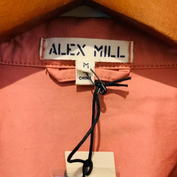 Alex Mill Womens JumpsuitsExpedition Jumpsuit Romper in Washed Twill CityPink